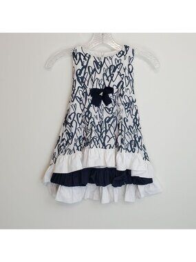 Alice Pi tiered ruffled girls high low spring dress